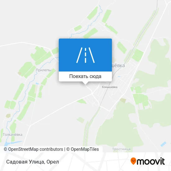 Карта Садовая Улица
