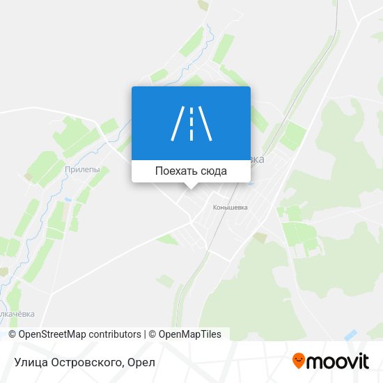 Карта Улица Островского