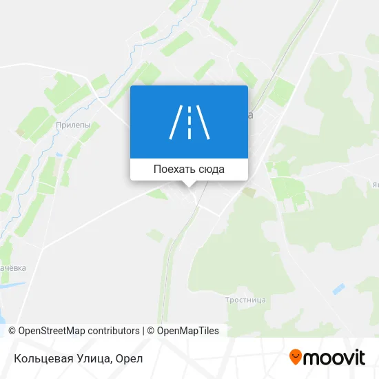 Карта Кольцевая Улица