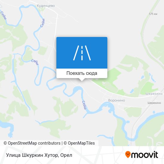 Карта Улица Шкуркин Хутор