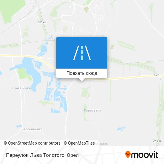 Карта Переулок Льва Толстого