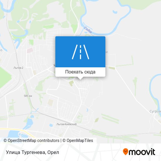 Карта Улица Тургенева