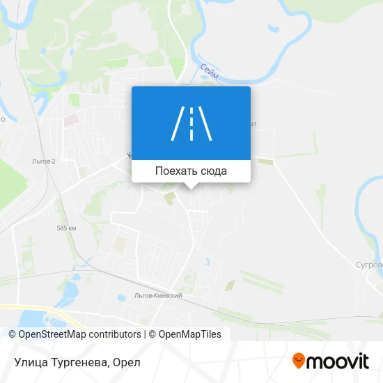 Карта Улица Тургенева