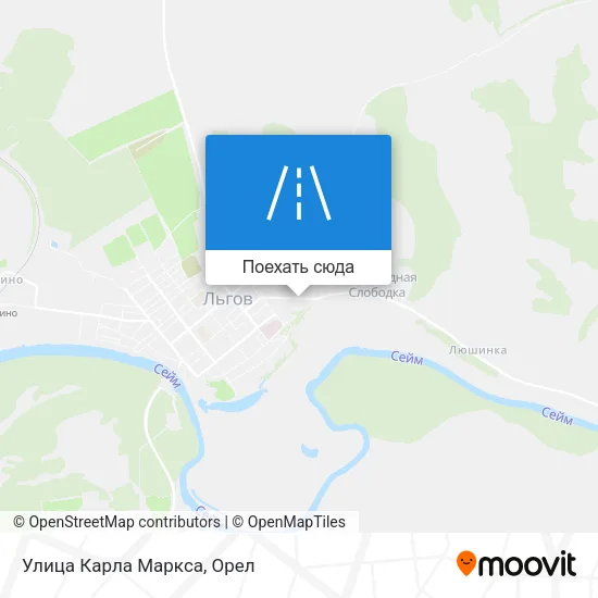 Карта Улица Карла Маркса