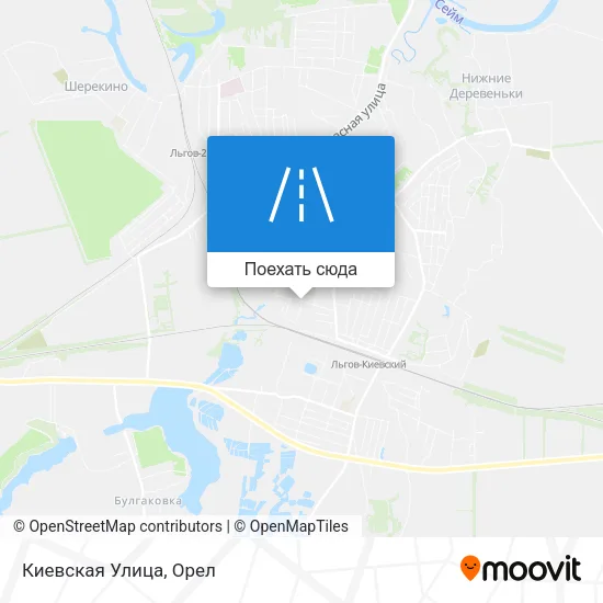 Карта Киевская Улица