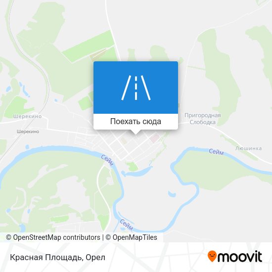 Карта Красная Площадь