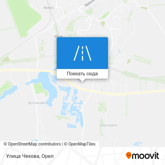 Карта Улица Чехова
