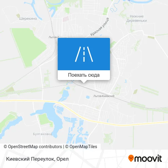 Карта Киевский Переулок