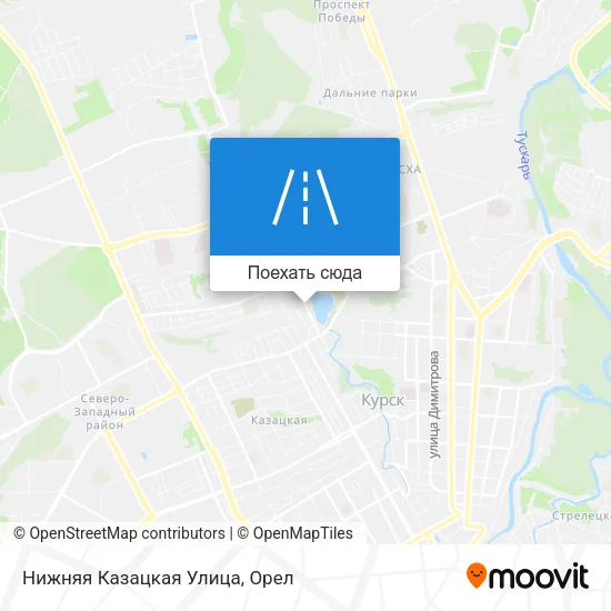 Карта Нижняя Казацкая Улица