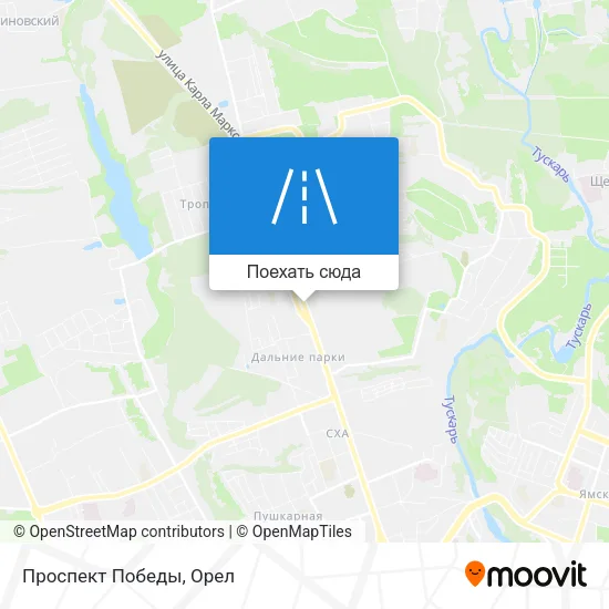 Карта Проспект Победы