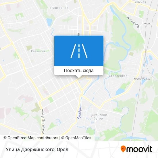 Карта Улица Дзержинского