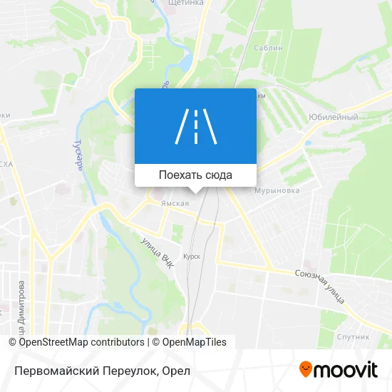 Карта Первомайский Переулок