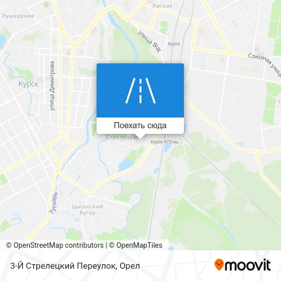 Карта 3-Й Стрелецкий Переулок