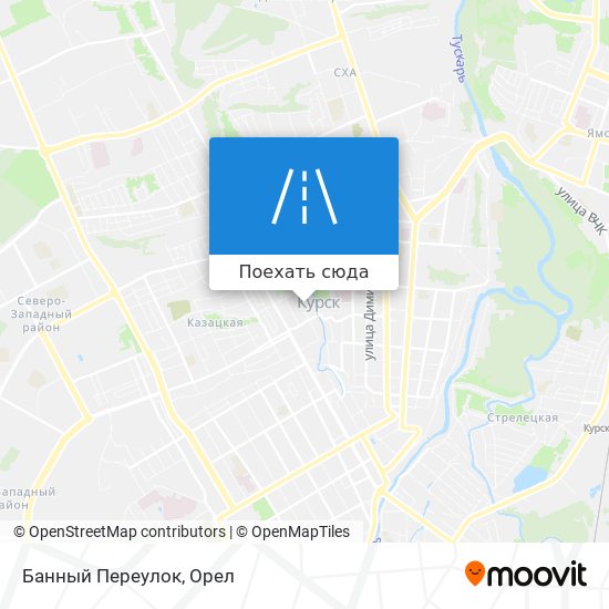 Карта Банный Переулок