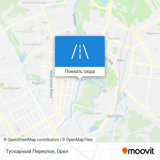 Карта Тускарный Переулок