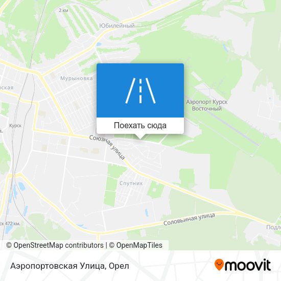 Карта Аэропортовская Улица