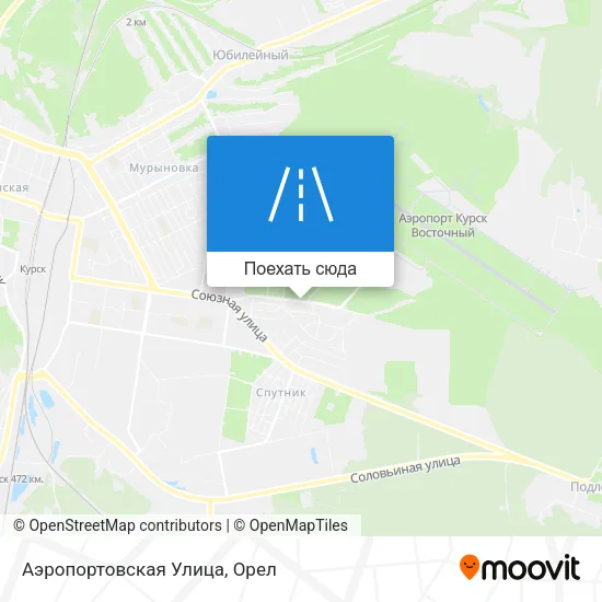 Карта Аэропортовская Улица