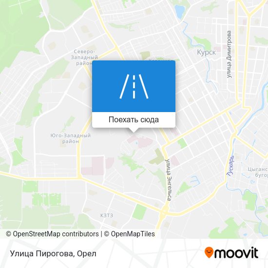 Карта Улица Пирогова