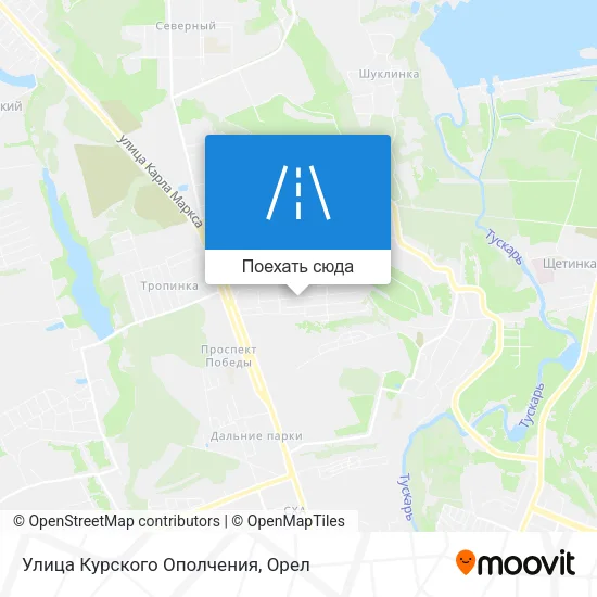 Карта Улица Курского Ополчения