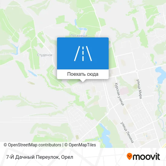 Карта 7-Й Дачный Переулок