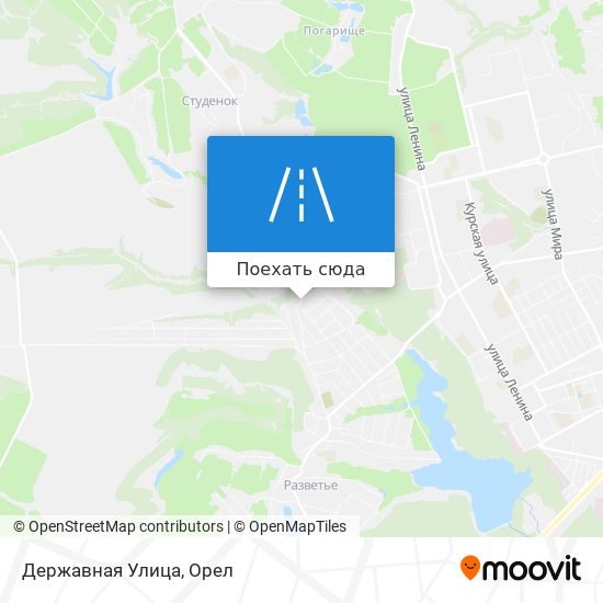 Карта Державная Улица