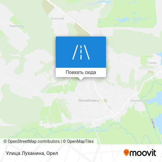 Карта Улица Луханина