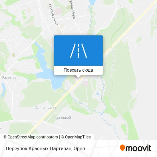 Карта Переулок Красных Партизан