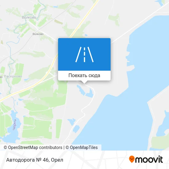 Карта Автодорога № 46