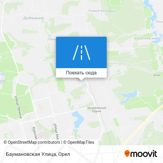 Карта Баумановская Улица