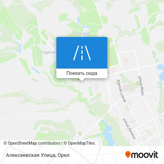 Карта Алексеевская Улица