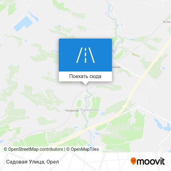 Карта Садовая Улица