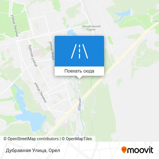 Карта Дубравная Улица