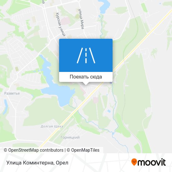 Карта Улица Коминтерна