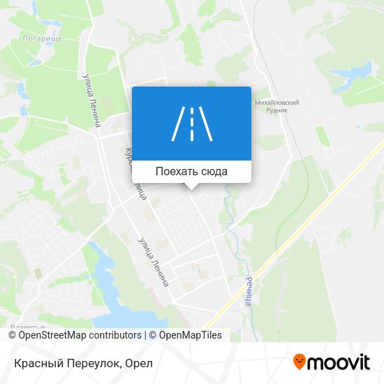 Карта Красный Переулок