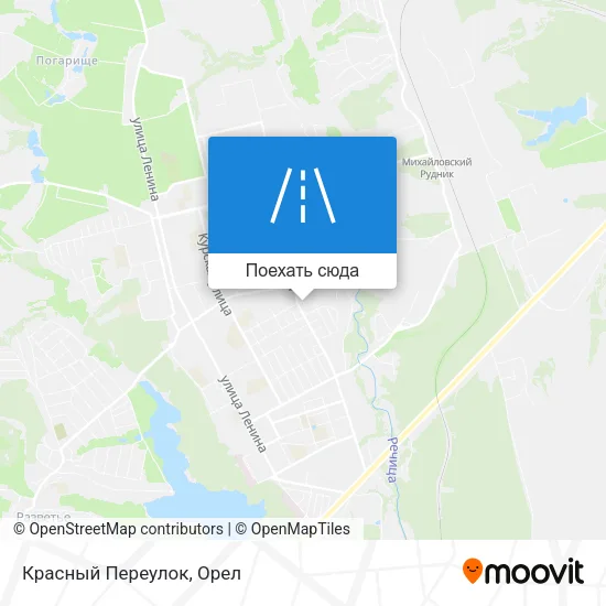 Карта Красный Переулок