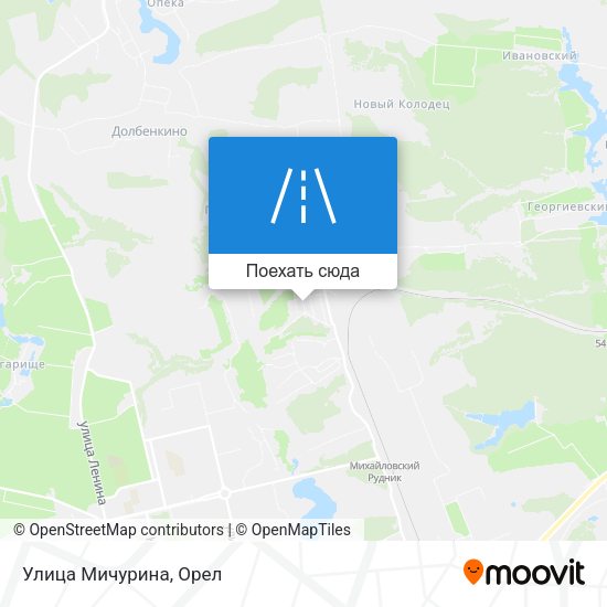 Карта Улица Мичурина