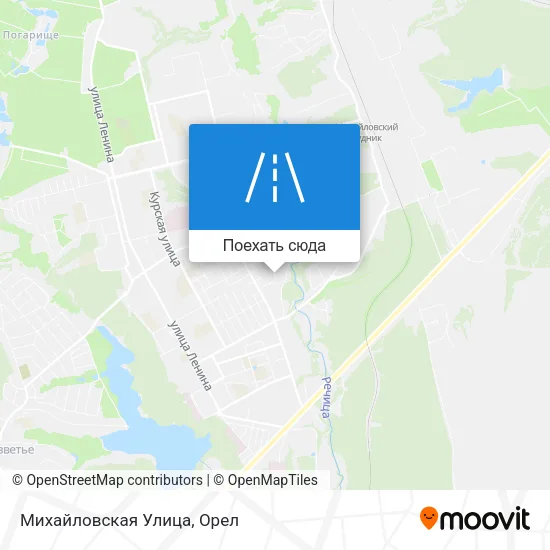Карта Михайловская Улица