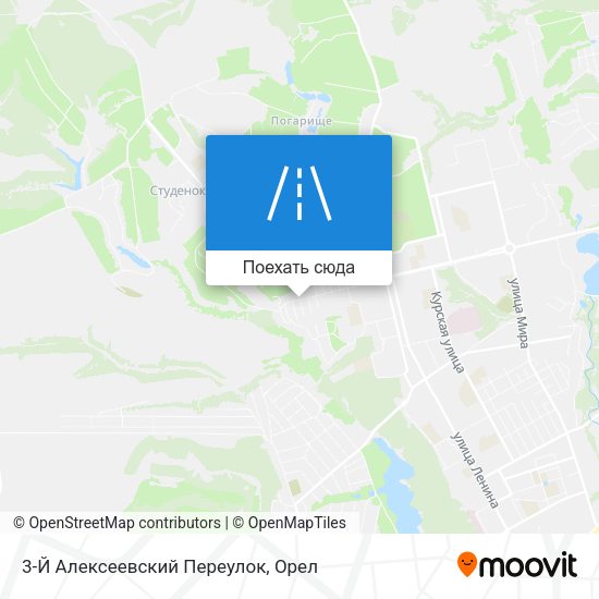 Карта 3-Й Алексеевский Переулок