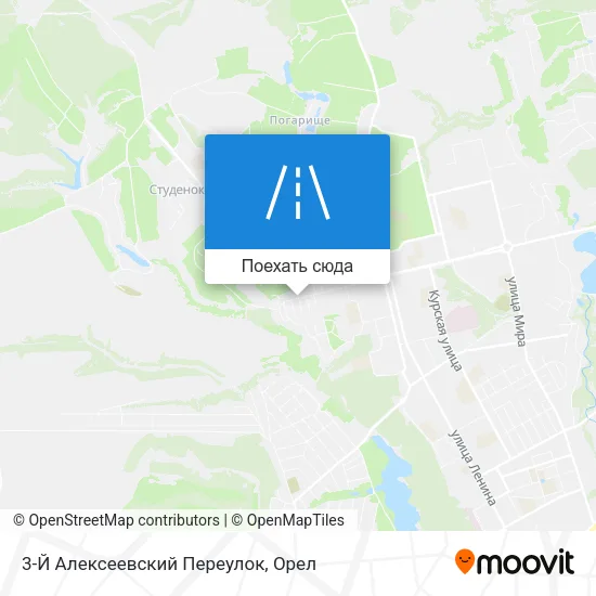 Карта 3-Й Алексеевский Переулок