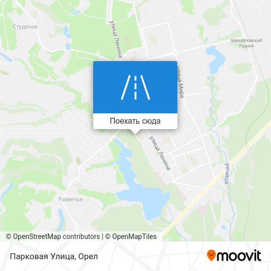 Карта Парковая Улица