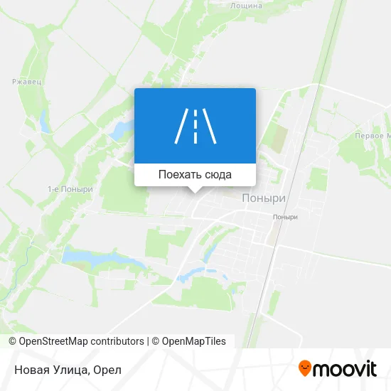 Карта Новая Улица