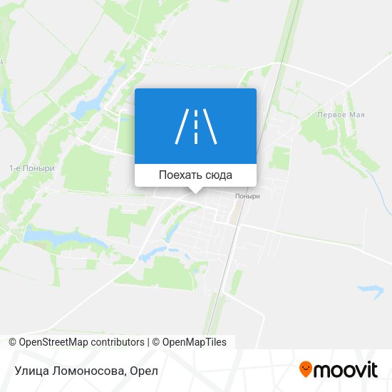 Карта Улица Ломоносова