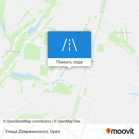 Карта Улица Дзержинского