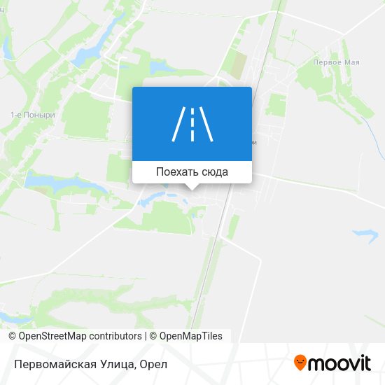 Карта Первомайская Улица