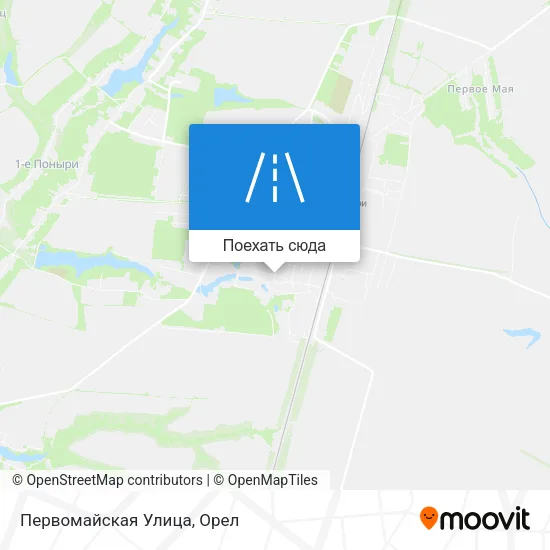 Карта Первомайская Улица