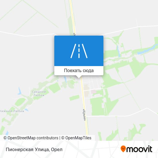 Карта Пионерская Улица