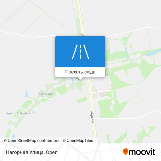 Карта Нагорная Улица