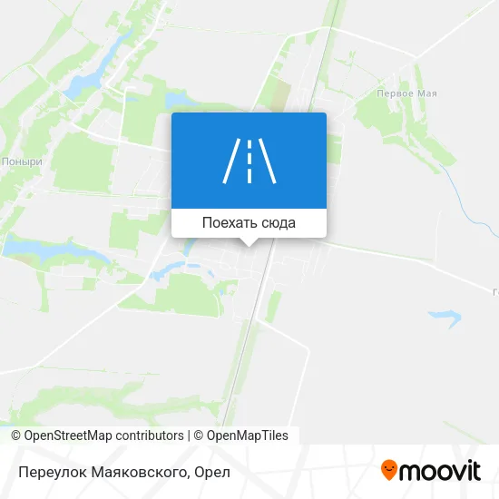 Карта Переулок Маяковского