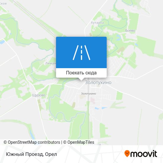 Карта Южный Проезд