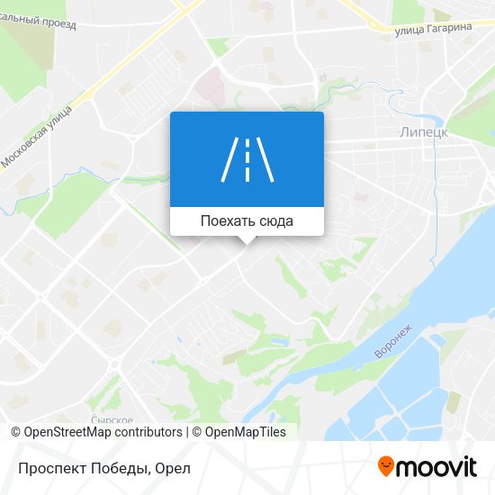 Карта липецк пр победы